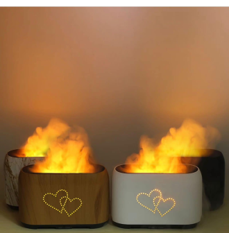 Diffuseur d'Huiles Essentielles 2025 – Profitez d'une ambiance relaxante avec un design moderne, une brume apaisante, et un effet flamme 3D. Idéal pour parfumer et humidifier votre espace !